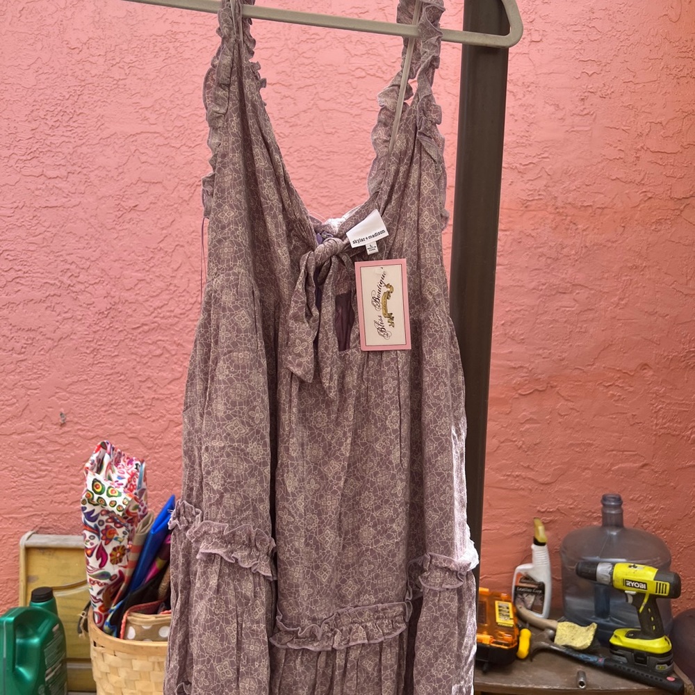 Skylar+Madison purple summer dress